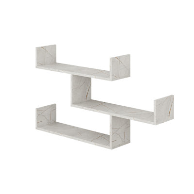 Summer-Louise 3 Piece Floating Shelf Wall Mounted Bookcase
