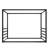 Queen Size Black Metal Floor Bed Frame with Fence Guardrails, Low Platform Modern Bed with Canopy Frame