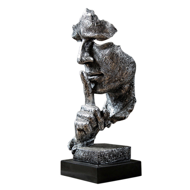 Adrushan People Figurines & Sculptures, Antique Silver