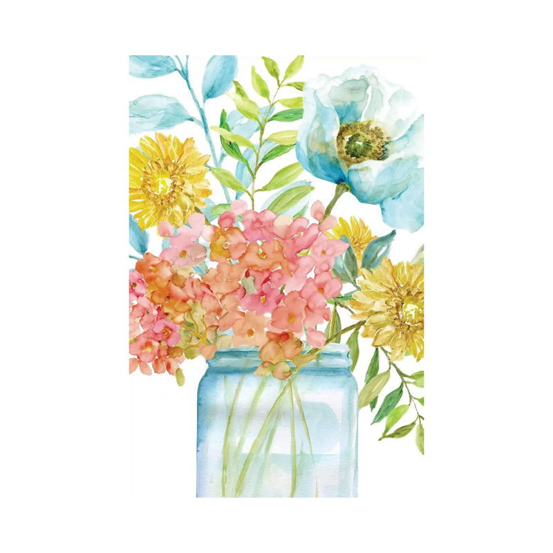 Summer Fresh II by Nan - Print on Canvas, Wrapped Canvas, 101.6 cm H x 66.04 cm W x 1.91 cm D