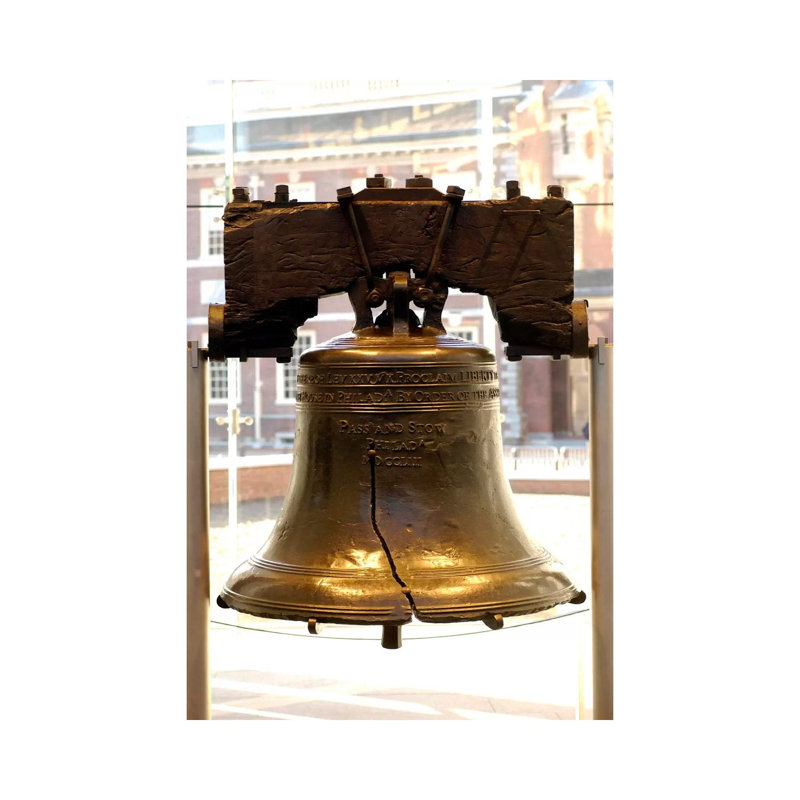 Liberty Bell - Wrapped Canvas Print, 20.32 cm H x 30.48 cm W