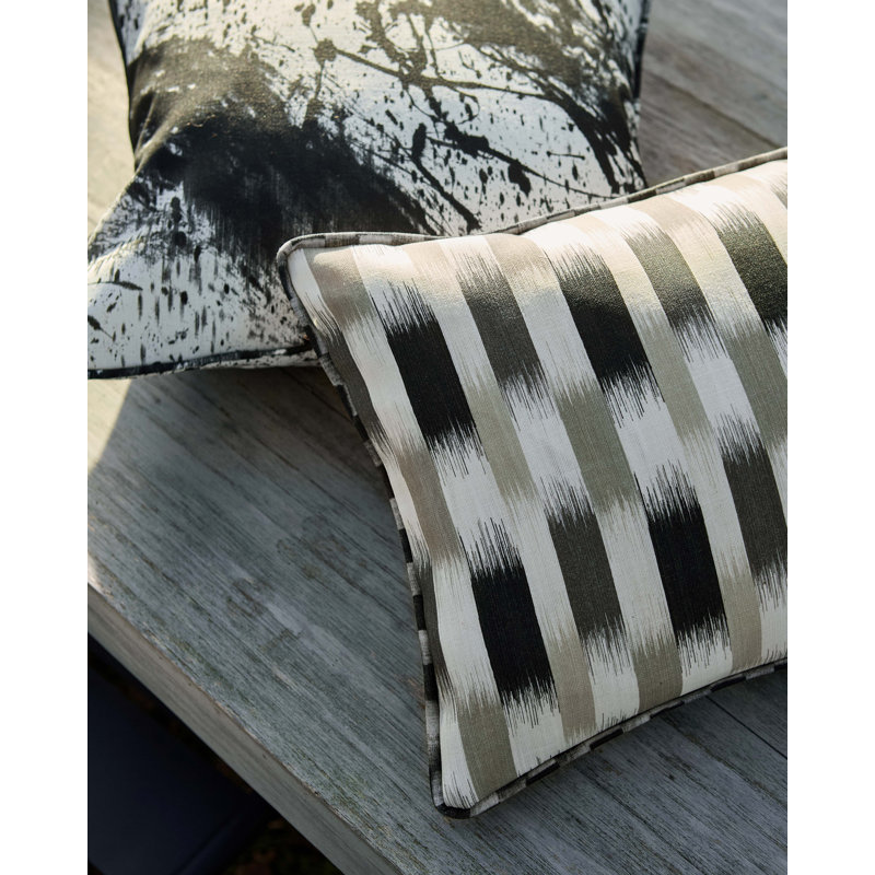 Utto Fabric, Black Earth/Taupe