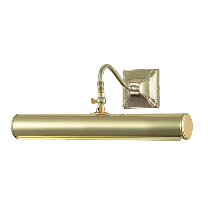 Ateeq Steel Armed Sconce, Polished Brass