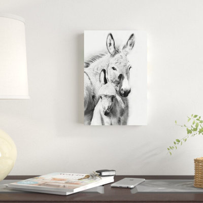 «Donkey Portrait V» par Phburchett - Photographie sur toile tendue