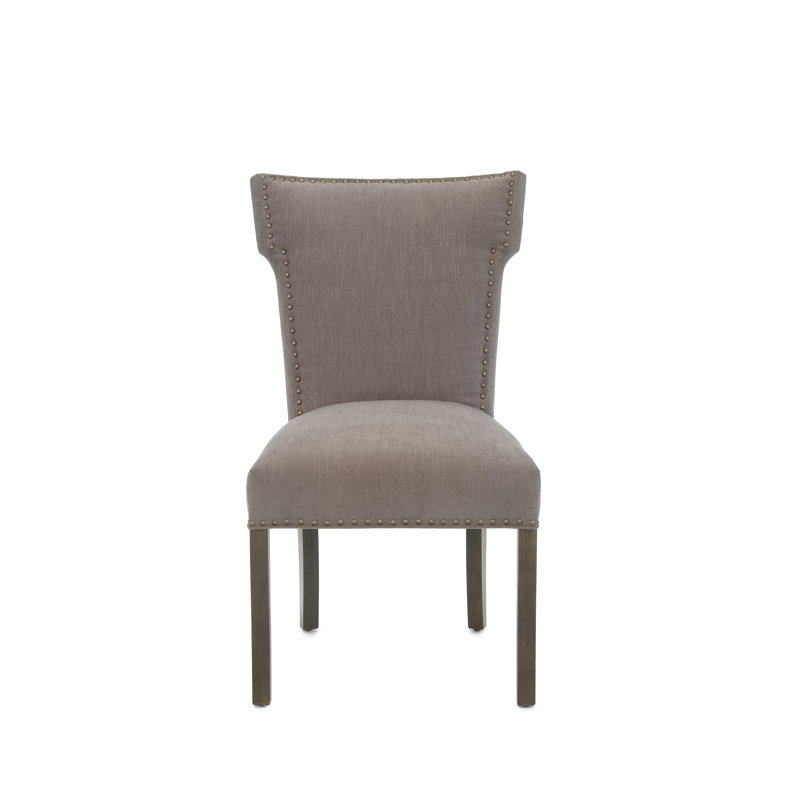 Hylee Bella Dining Collection, Walnut/Pebble, Microfiber Latte