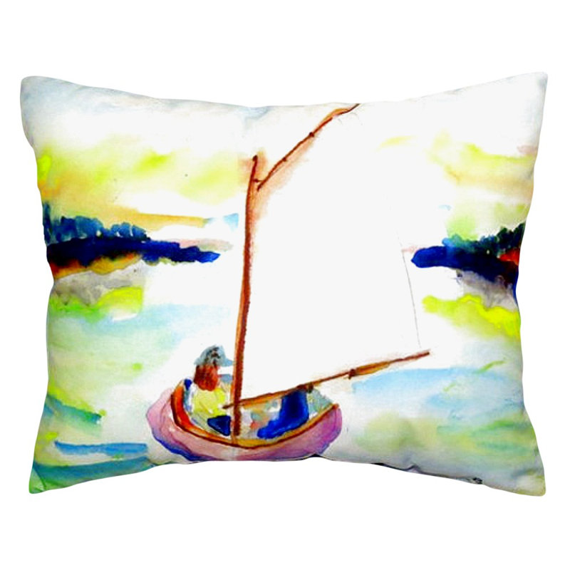 Coussin décoratif d'extérieur voilier