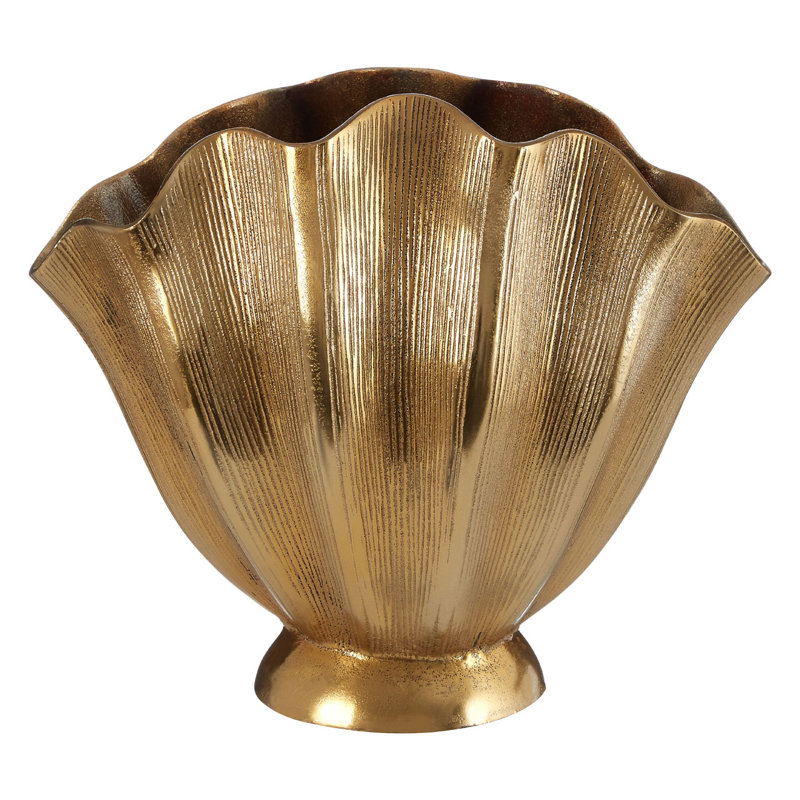 Lyly Metal Table Vase, 28cm H x 19cm W x 30cm D