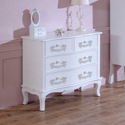 Greber 90 cm W Chest of 4 Drawers