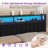 Tryston Full Bed Frame With Led Lights & 2 Storage Drawers, Black-1879529359-1925215927