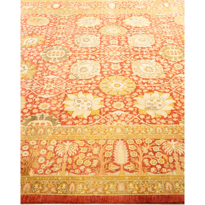 Classic One-of-a-Kind 6'1" x 9' Hand Knotted Area Rug