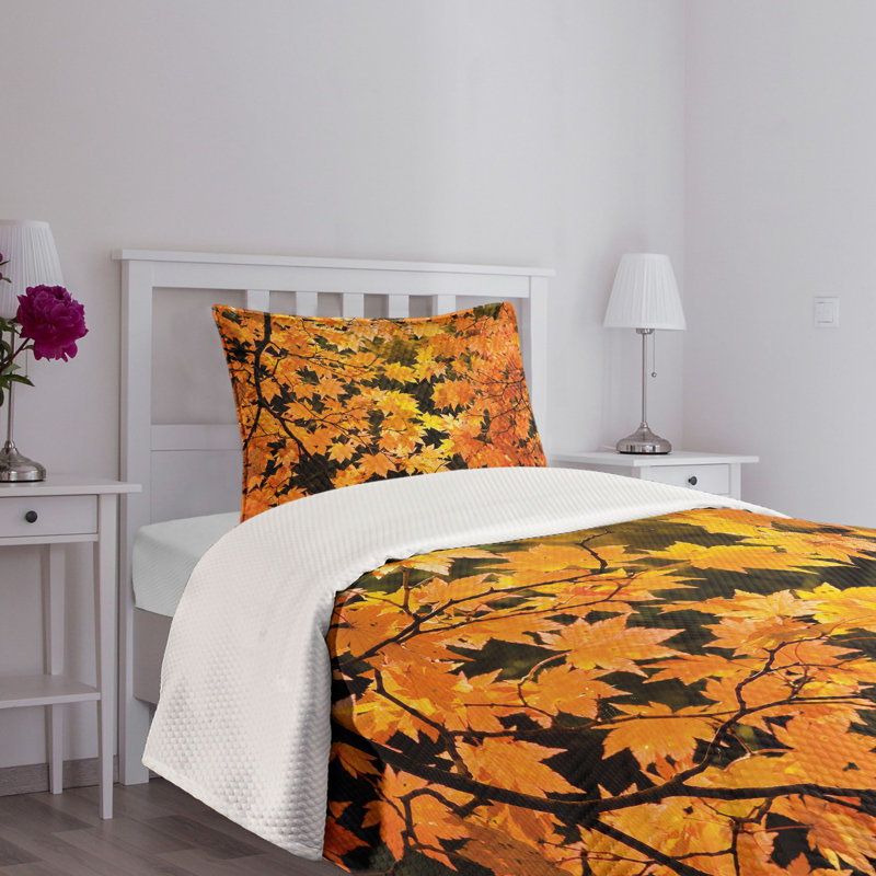 Twin Brown Polyester Kids Unisex Bedspread Set