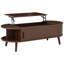 Lift Top Four Leg Coffee Table with Storage-1573051894