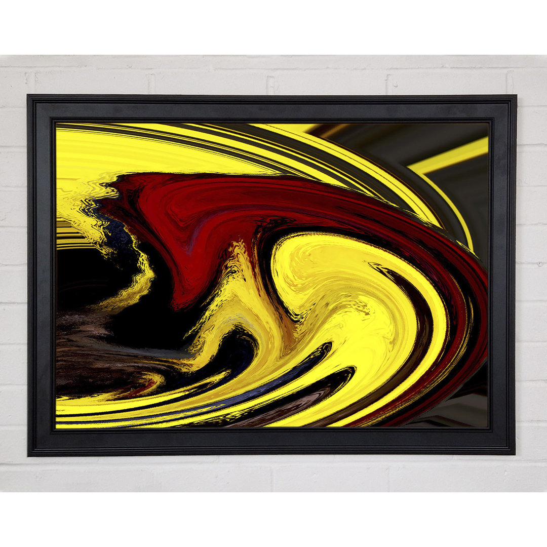 Gerahmtes Wandbild Yellow Energy