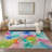 Kinslee Washable Abstract Indoor / Outdoor Rug-1015919323