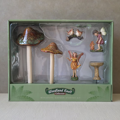 Ensemble 6 pièces champignon de fée