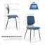 Chaise d'appoint rembourrée en lin Gigu-805777565