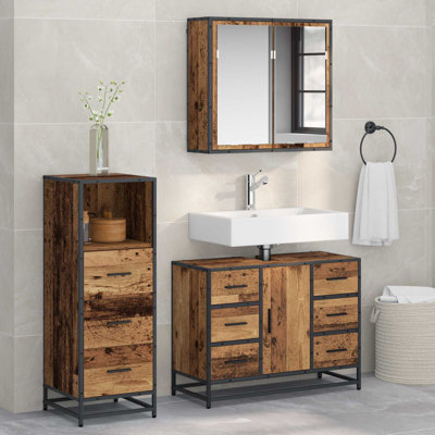 Vanity & Mirror Set