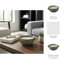 Bougie décorative en forme de bol décoratif en céramique avec poignées-126018660