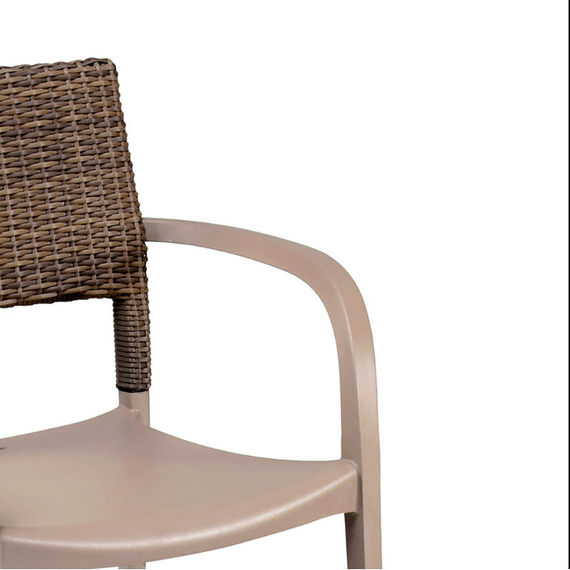 Grosfillex Java Stackable, French Taupe, 16