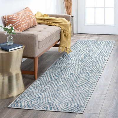 Tapis bleu Deundre