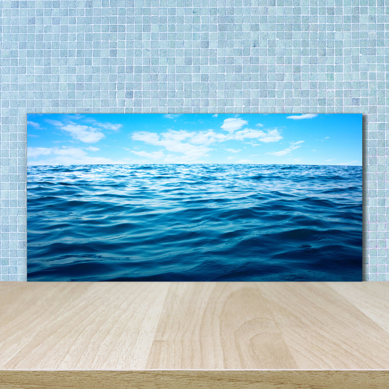 50cm W x 100cm L Glass Peel and Stick Panel