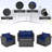 4 Pcs Patio Rattan Furniture Set Cushioned Sofa Chair Coffee Table