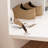 31.5" W White Farmhouse 2-Piece Hall Tree with Cushioned Shoe Storage Bench, Wall Shelf and 4 Hooks