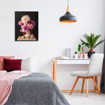 Full Dahlias Bouquet Giclee Art by Leah McLean