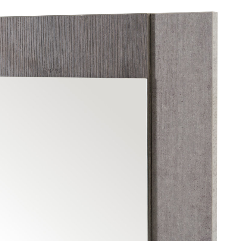 Miroir de commode italien Jared, Gris
