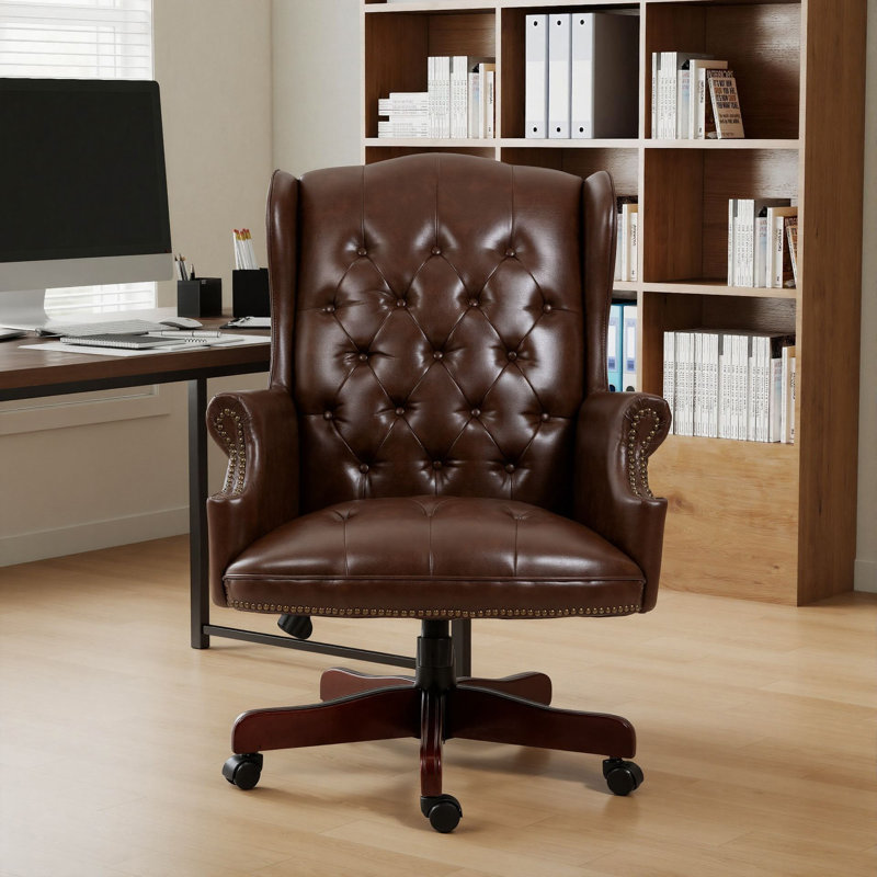 Fauteuil de bureau ergonomique 45 po H, Brown