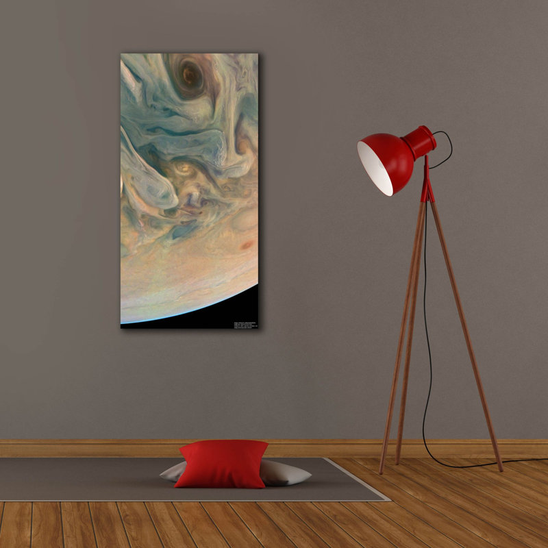 «Nasa's Juno Mission Reveal Jupiter's Complex Colors» par NASA, art mural sur toile, 20 po x 40 po