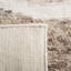 Serana Abstract Hand-Knotted Wool Area Rug in Ivory/Brown-1512094374