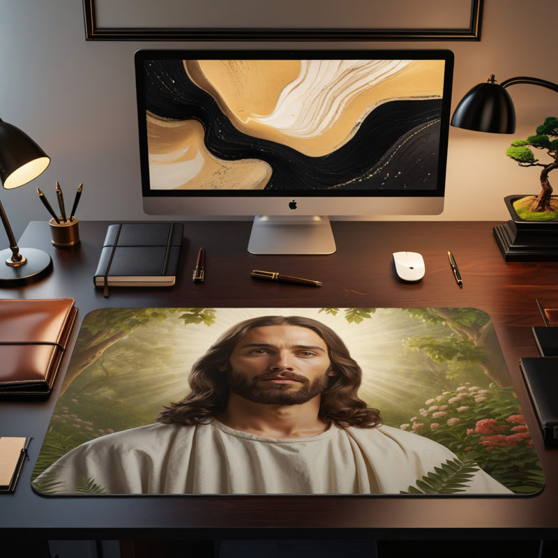 Polyester Desk Pad, 31.5x15.5