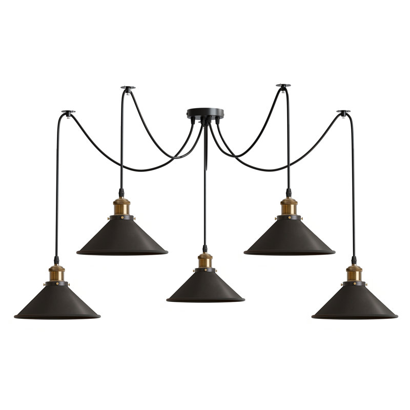 Rowell 5 - Light Pendant, Black