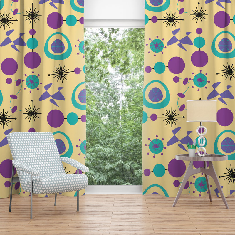 Paire de rideaux obscurcissant en polyester Diggins, L 40 po x H 52 po