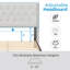 Base de lit en lin Boyd Sleep Mia avec tête de lit capitonnée, aucun sommier requis-1606694214-1606694210