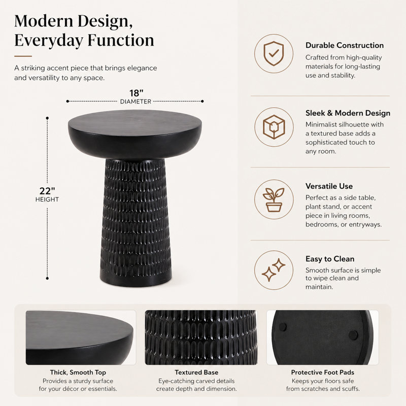 Table de bout Nevam Modern 