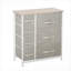 Armoires | Rangement à 7 tiroirs HOMcom, structure en métal moderne, gris clair, pour garde-robe et amp; Petits espaces | Contemporain | Chambre à coucher