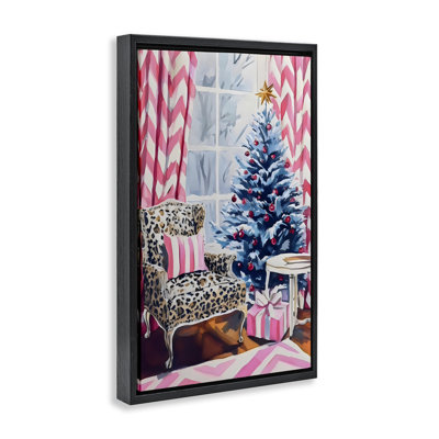 Cadre flottant tendance pour Noël glamour, design par Arlington Prints