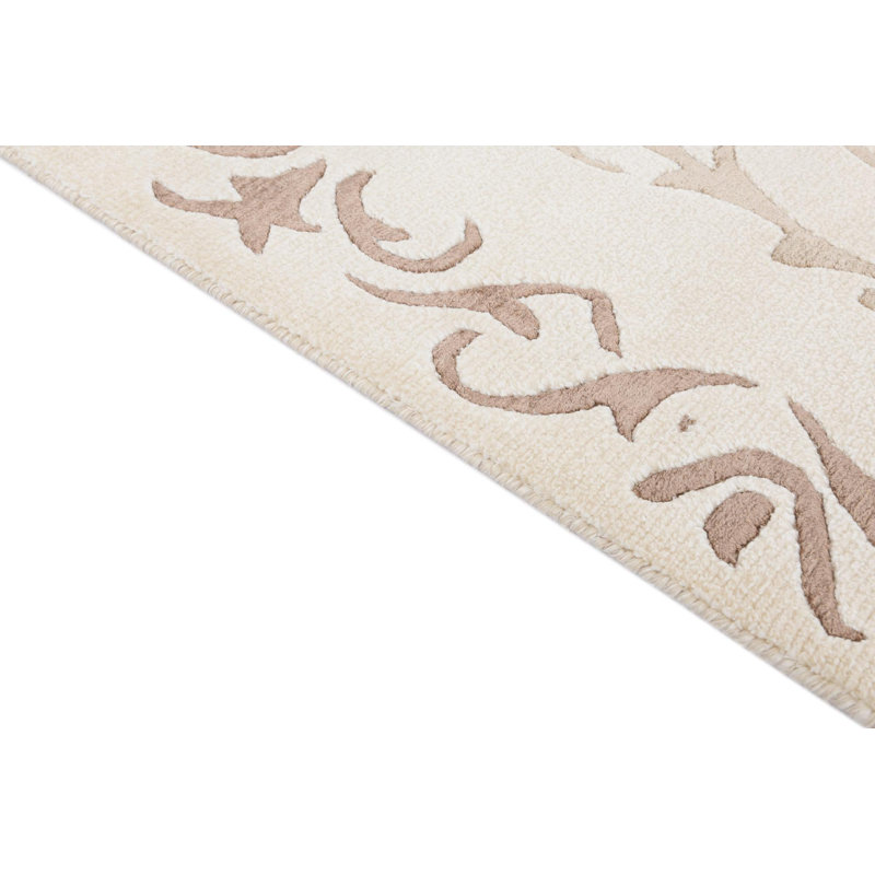 Tapis de couloir ivoire