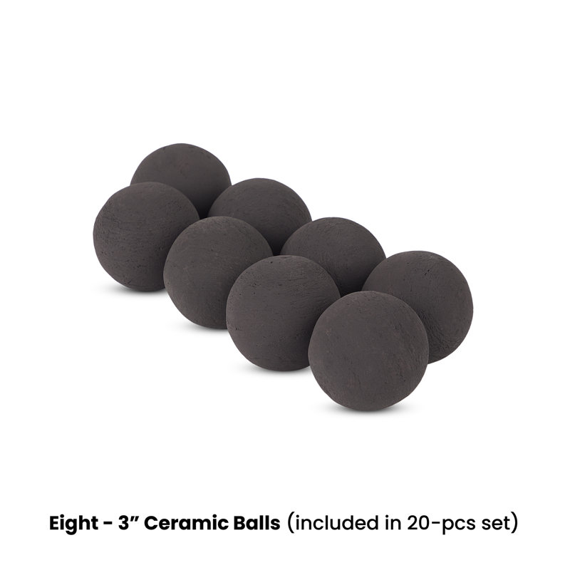 Outdoor Fire Pit Sphere 20 Piece Set By Real Flame