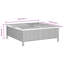 Parasol Base Cover 70X70x25 Cm Poly Rattan And Acacia-1660249382