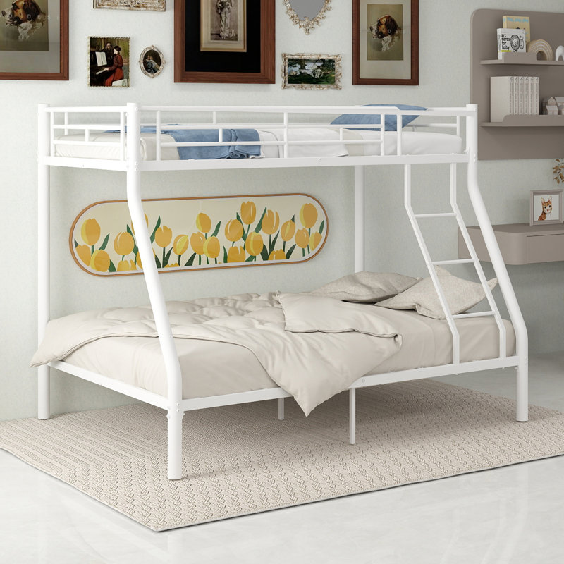 Metal Bed, White