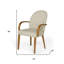 Fauteuil Calais taupe
