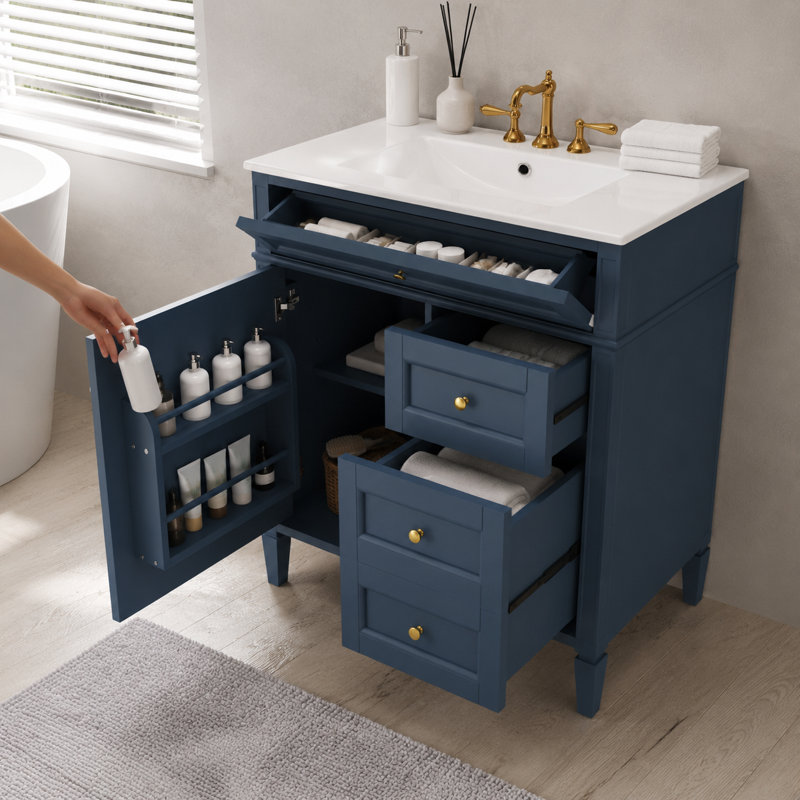 Meuble-lavabo autoportant Shaker