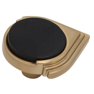 Oversized Planished 2 Length Abstract Knob