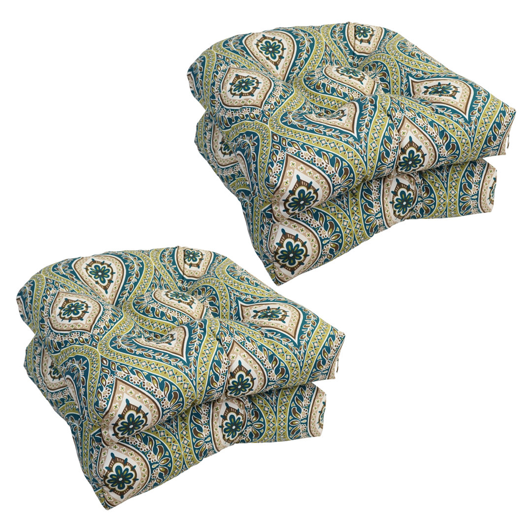 Outdoor 5'' Seat Cushion (Set of 4) Canora Grey