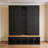 Black Farmhouse-Style 4-In-1 Entryway Coat Rack Features 6 Hooks, Wood-Grain Bench, Open Compartments And Shoe Storage Bench, Perfect For Living Rooms And Hallways.-1252718812