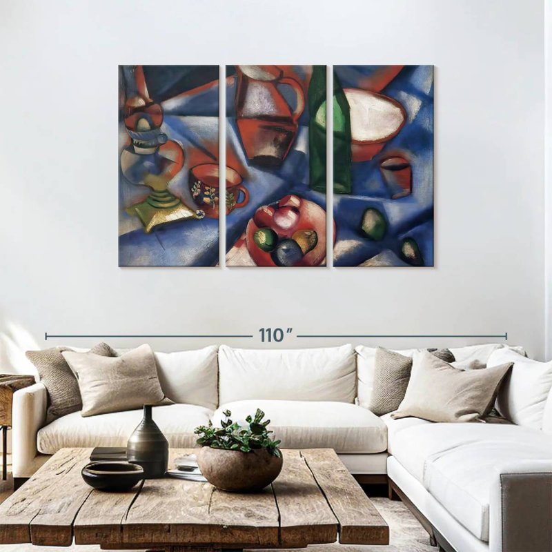 Nature morte 1912, H 48 po x l 74 po