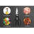 AIRPJ 14 Piece Stainless Steel Knife Block Set